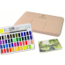 Artist's Set of 48 Watercolor Paints and Accessories