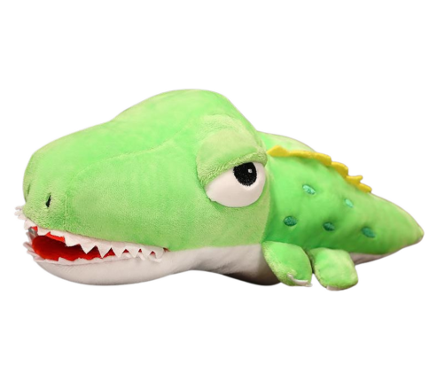 Plush Green Crocodile Mascot Puppet 30 cm