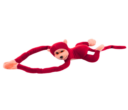 Plush Monkey Mascot with Sound, Red 60 cm