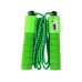 Green Skipping Rope With Counter 275 cm Fitness Adjustment