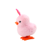 Pink Jumping Hen Wind-up Hen With Flower