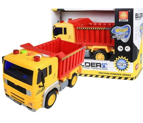 Dump Truck Toy - with Sounds & Movable Elements