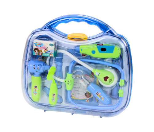 Little Doctor Medical Kit In Suitcase Lights Blue Sounds