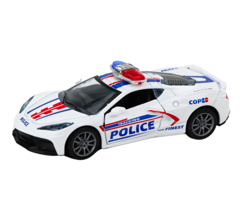 ﻿Car Police Car Police Car Metal 1:32 Drive Mix