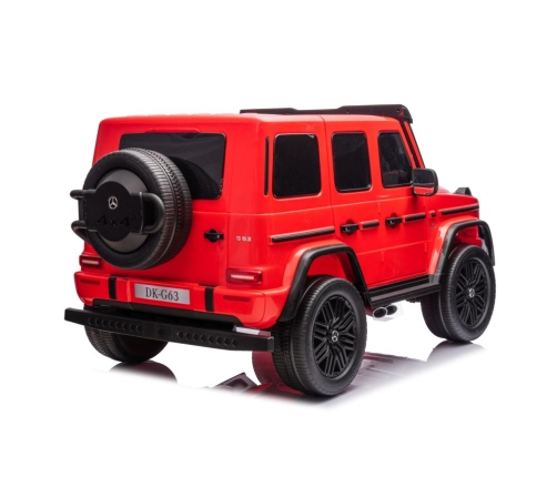 Divvietīgs bērnu elektromobilis Mercedes G63 XXL 4x4 Red