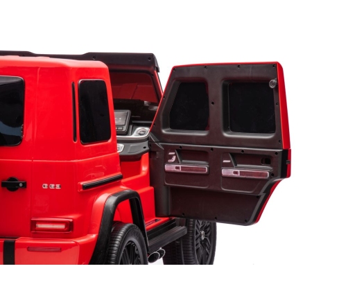 Divvietīgs bērnu elektromobilis Mercedes G63 XXL 4x4 Red