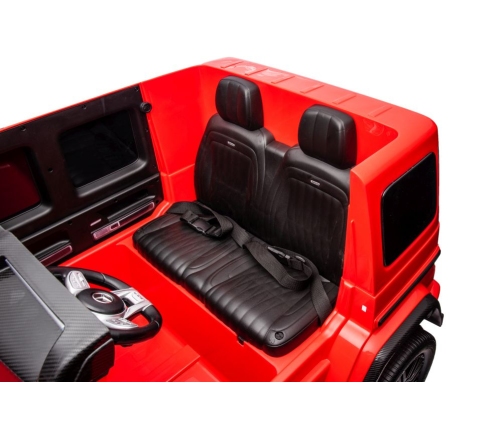 Divvietīgs bērnu elektromobilis Mercedes G63 XXL 4x4 Red