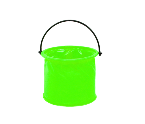 Folding Bucket Multifunctional PVC For Water Green