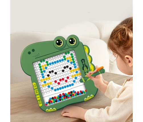 Dinosaur Educational Magnetic Board Table Pad Puzzle Green