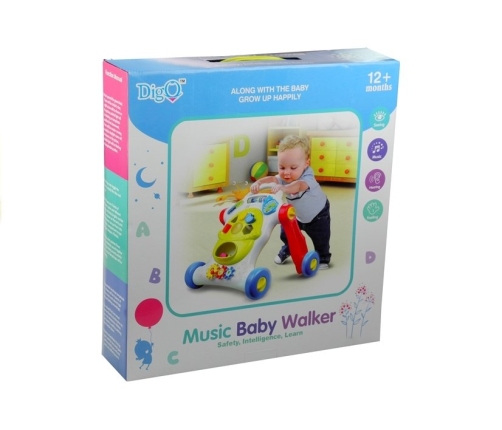 Colourful Pusher Educational Walker for Baby Sound & Light Effects