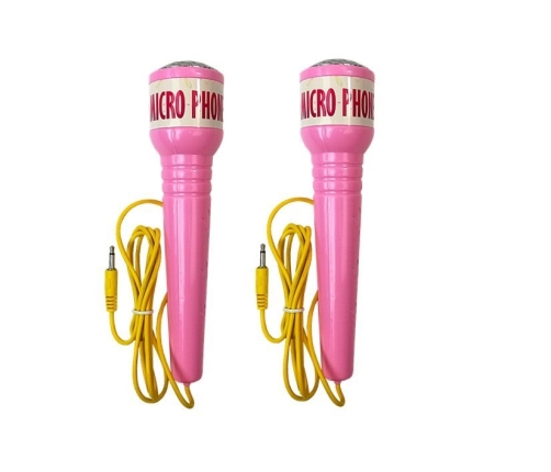 Microphone Kit Karaoke Pink Phone