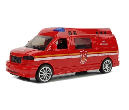 Fire Department Auto with Drawstring with Lights and Sound