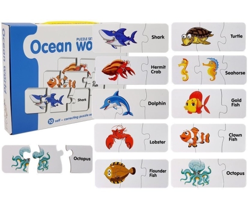 Educational Puzzle The world of the Oceans Puzzle 10 Connections