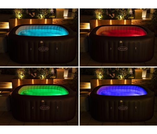 Inflatable Spa Jacuzzi with Massage 201 x 80 cm Bestway 60033