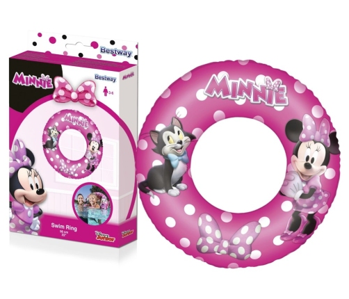 Inflatable Minnie Mouse Swimming Ring 56 cm Bestway 91040