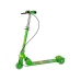 Three-wheeled Scooter Luminous LED wheels Green with Manual Brake