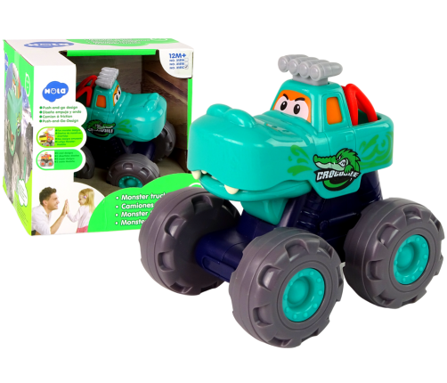 Monster Truck Crocodile Car For Toddlers Large Wheels