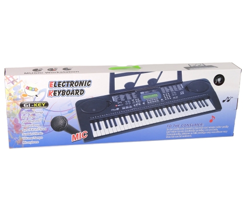 Keyboard MQ-6159 Bluetooth Microphone MP3 61 Keys