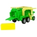 Green tractor with baler friction drive