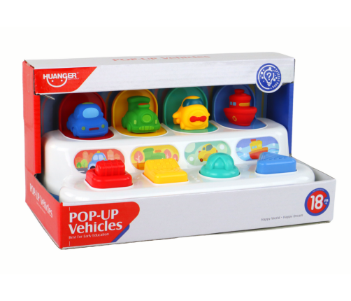 Interactive Educational Toy Pop-up Vehicles