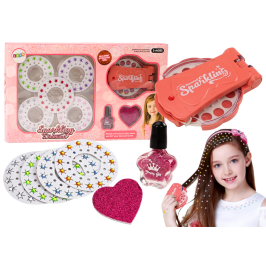 Diamond Glitter Hair Paste Machine Set