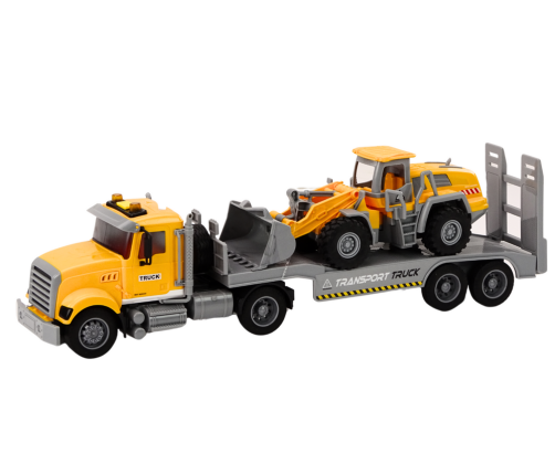 Lora Truck Excavator Lights Sounds Drive Yellow