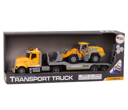 Lora Truck Excavator Lights Sounds Drive Yellow