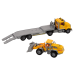 Lora Truck Excavator Lights Sounds Drive Yellow