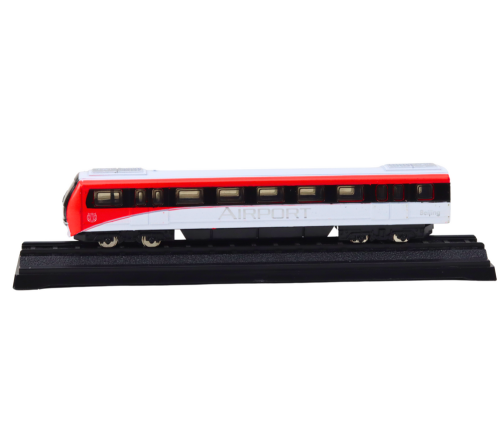 Collectible Model Train Red and White 1:48 Metal