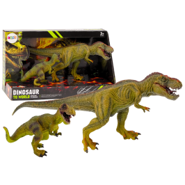 Dinosaur Figurines Tyrannosaurus With Small Set 2 pcs