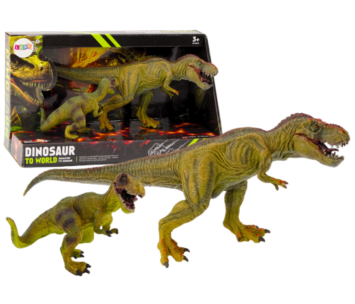 Dinosaur Figurines Tyrannosaurus With Small Set 2 pcs