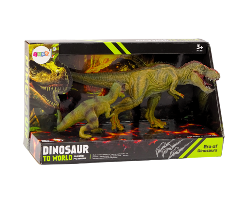 Dinosaur Figurines Tyrannosaurus With Small Set 2 pcs