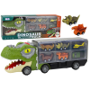 Dinosaur Truck Transport Springs 6pcs Lights Sounds Green