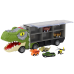 Dinosaur Truck Transport Springs 6pcs Lights Sounds Green