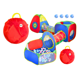 Large Playground Tent For Children, Tunnels, Ball Pool, Colorful