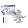 Robot Dinosaur with Dart Launcher Lights Sounds White