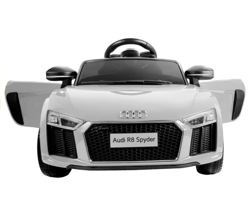 Elektriskā sporta automašīna bērniem Audi R8 Spyder White