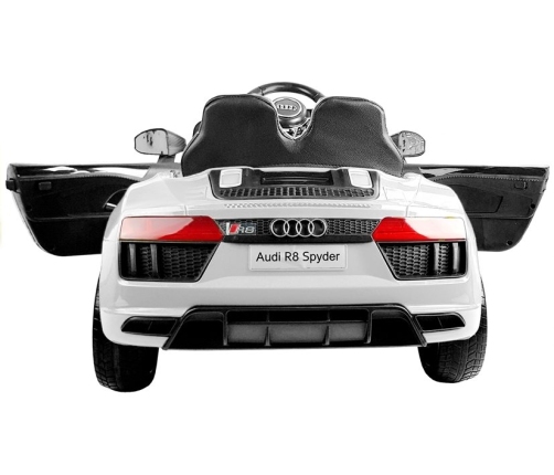 Elektriskā sporta automašīna bērniem Audi R8 Spyder White