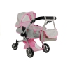 2in1 Doll Bogie and Stroller Alice - Grey