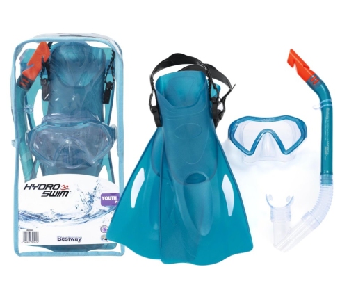 Children's Diving Kit Blue Mask, Fins, Tube Bestway 25046