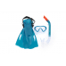 Children's Diving Kit Blue Mask, Fins, Tube Bestway 25046