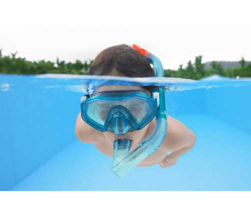 Children's Diving Kit Blue Mask, Fins, Tube Bestway 25046