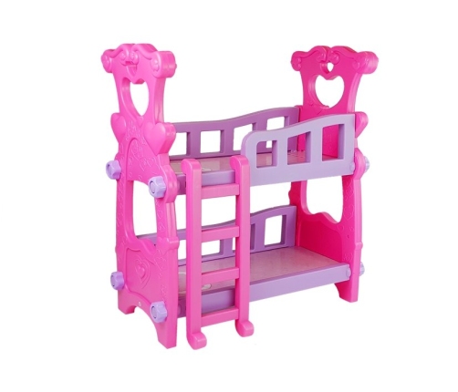 Pink Bunk Bed for Dolls