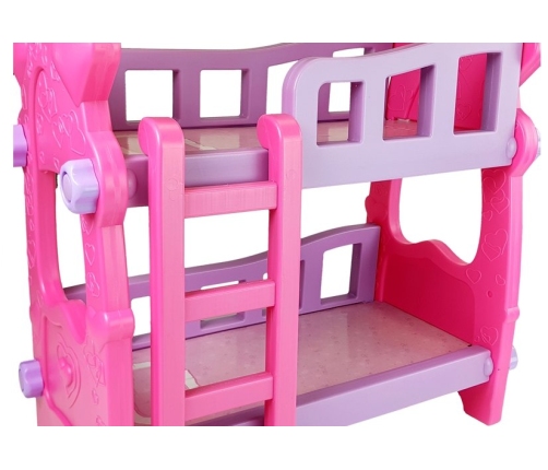 Pink Bunk Bed for Dolls