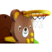 Teddy Bear Children's Slide Garden Basketball