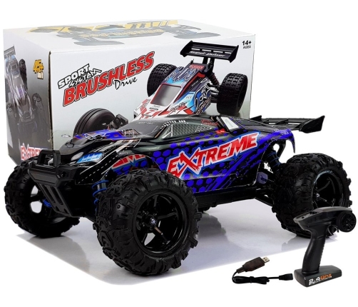 Remote Controlled Rally Car 1:18 Blue ENOZE 9302E Speed 45 km/h