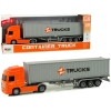 Orange Friction Drive Truck 1:50 Lights Sound