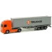 Orange Friction Drive Truck 1:50 Lights Sound