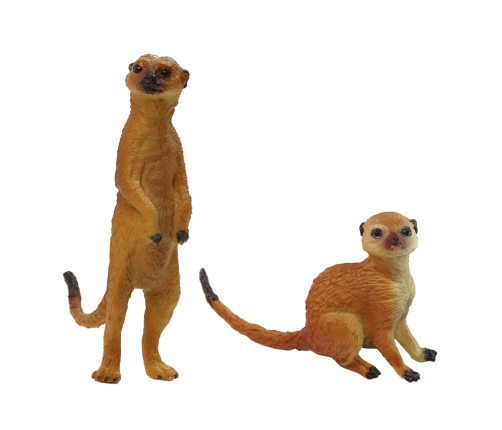 Set of 2 Figures of a Surykat  Animals of the World Series