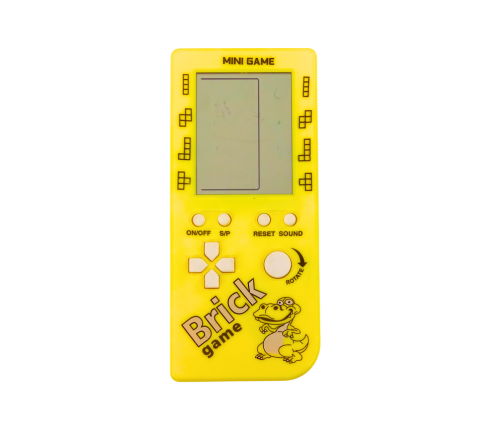 Electronic Console Game Tetris Brick Game 23 Levels Yellow